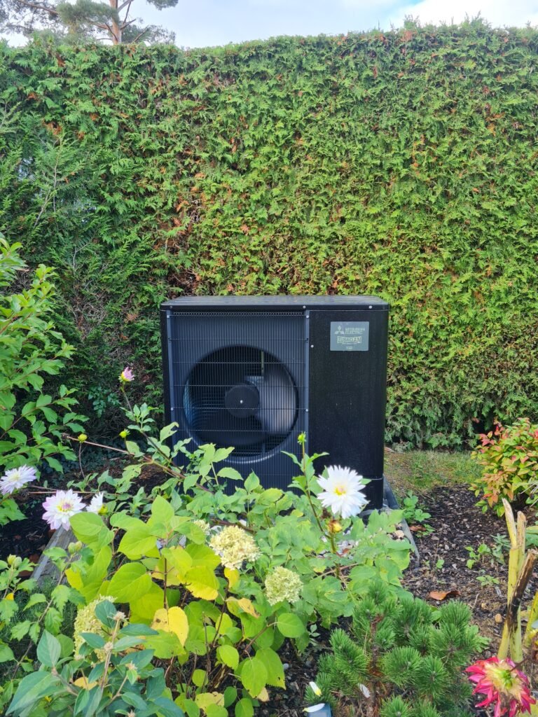 Image d'une pompe à chaleur AFM énergie avec une couche de Peinture spéciale pompe à chaleur