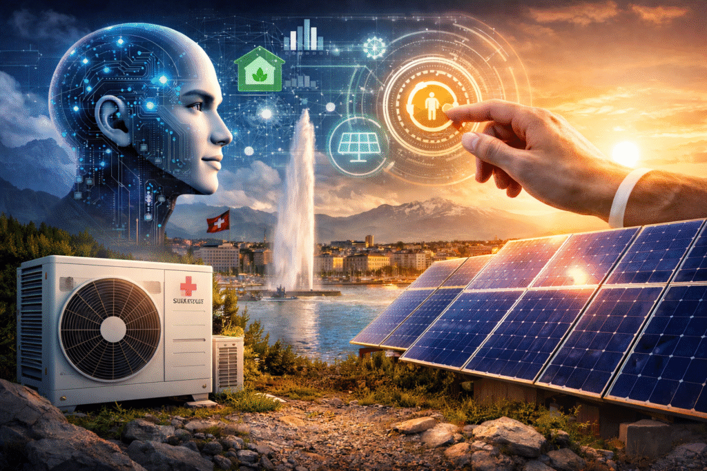 L’intelligence artificielle transforme la transition énergétique dans le canton de Vaud. Découvrez si l’IA améliore ou complique l’usage des pompes à chaleur, panneaux solaires et autres solutions durables.